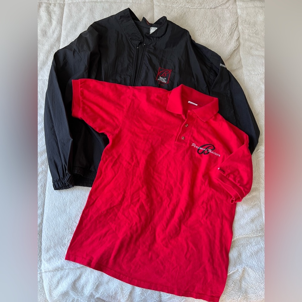 Bally Total Fitness Personal Trainer Shirt and Jacket